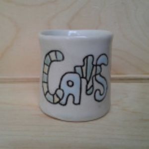 Tiny Handbuilt Porcelain Cup